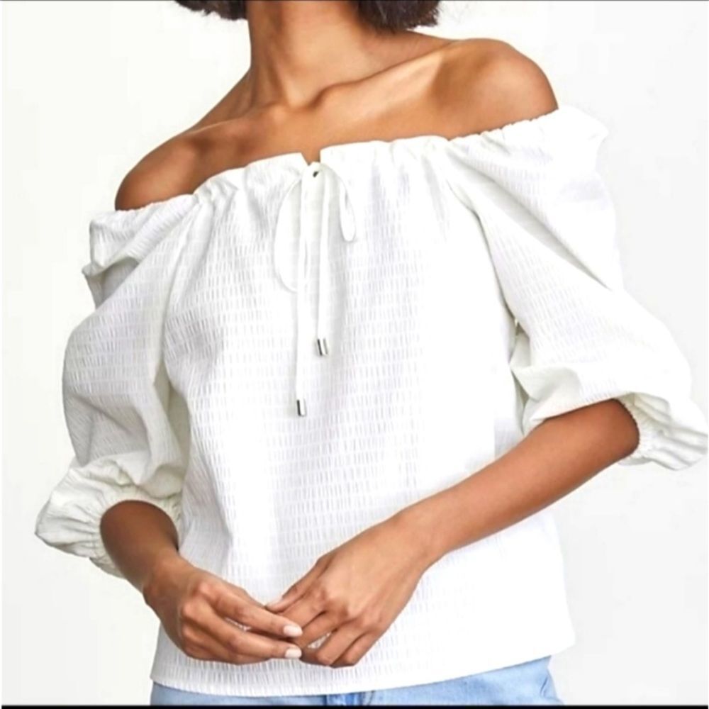 NWT elizabeth & james‎ blouse Xs